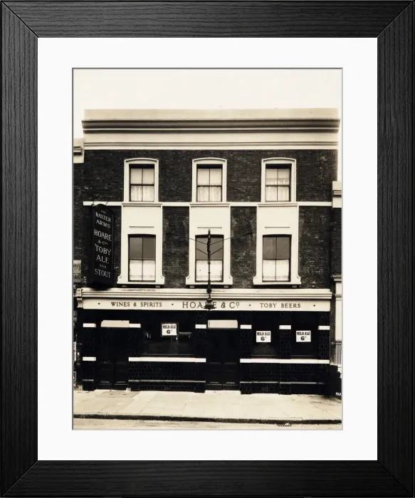 Framed Print : Photograph of Baxter Arms, Islington, London Framed Print : Photograph of Baxter Arms, Islington, London