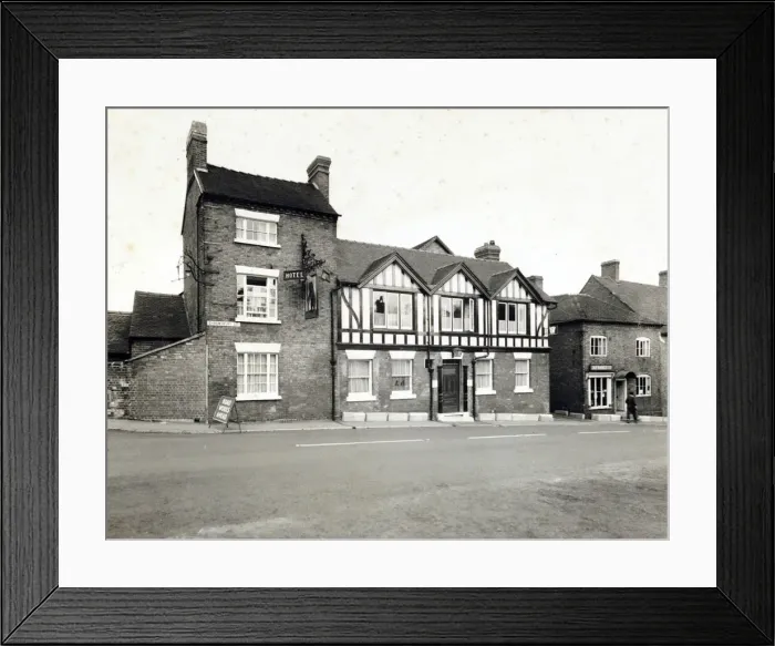 Framed Print : Photograph of Bear Hotel, Hodnet, Shropshire