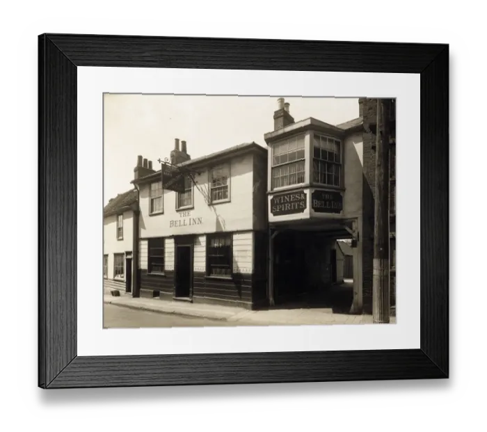 Framed Print : Photograph of Bell PH, Chipping Ongar, Essex Framed Print : Photograph of Bell PH, Chipping Ongar, Essex