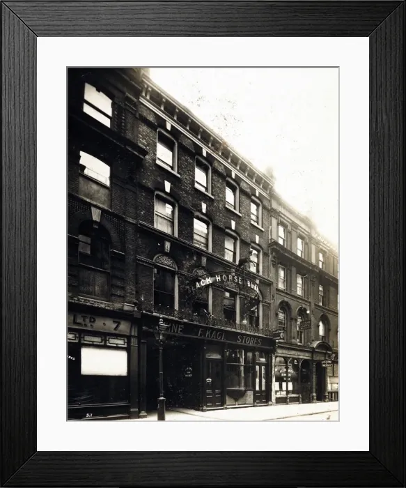Framed Print : Photograph of Black Horse PH, Oxford Street, London Framed Print : Photograph of Black Horse PH, Oxford Street, London