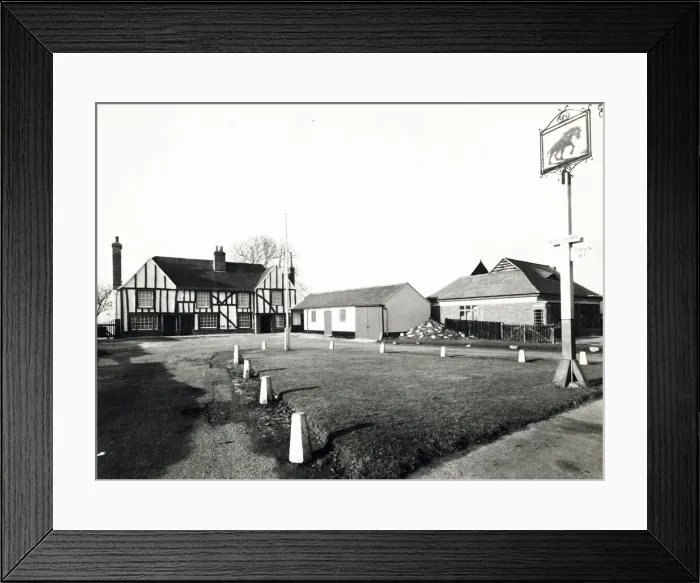 Framed Print : Photograph of Black Horse PH, Pilgrims Hatch, Essex Framed Print : Photograph of Black Horse PH, Pilgrims Hatch, Essex