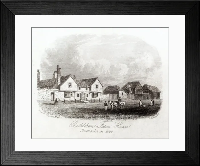 Framed Print : Drawing of the Blighs Hotel, Sevenoaks, Kent Framed Print : Drawing of the Blighs Hotel, Sevenoaks, Kent