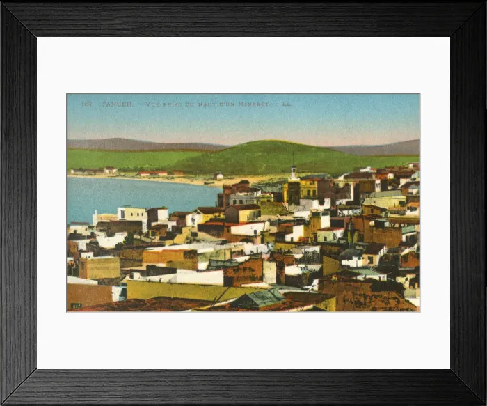 Framed Print : Tangier, Morocco - View from the top of a minaret Framed Print : Tangier, Morocco - View from the top of a minaret