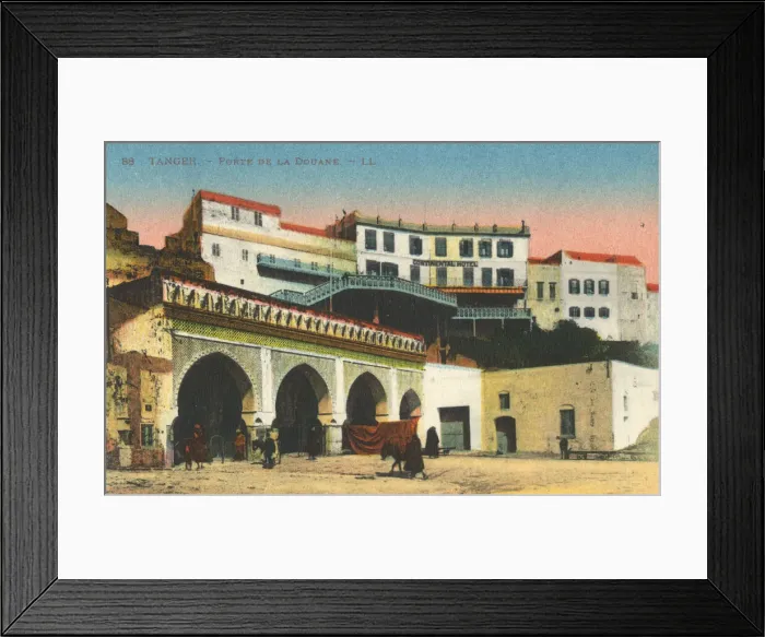 Framed Print : Tangier, Morocco - Customs Gate Framed Print : Tangier, Morocco - Customs Gate