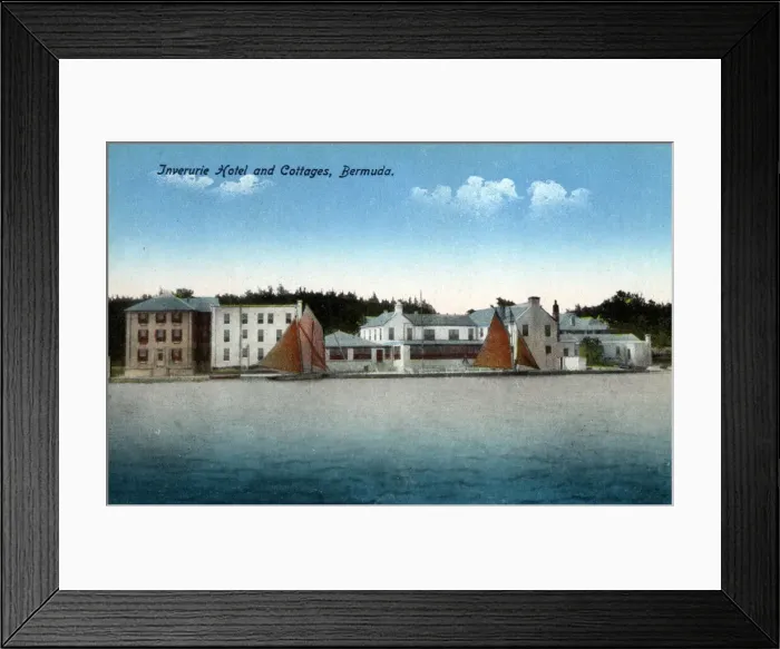 Framed Print : Inverurie Hotel and Cottages, Bermuda