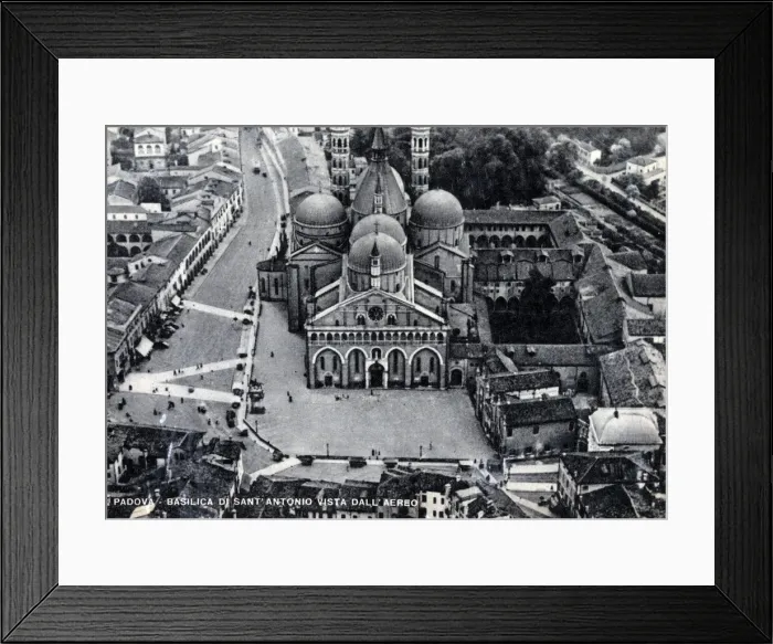 Framed Print : Aerial View - Basilica di Sant Antonio - Padua, Italy Framed Print : Aerial View - Basilica di Sant Antonio - Padua, Italy