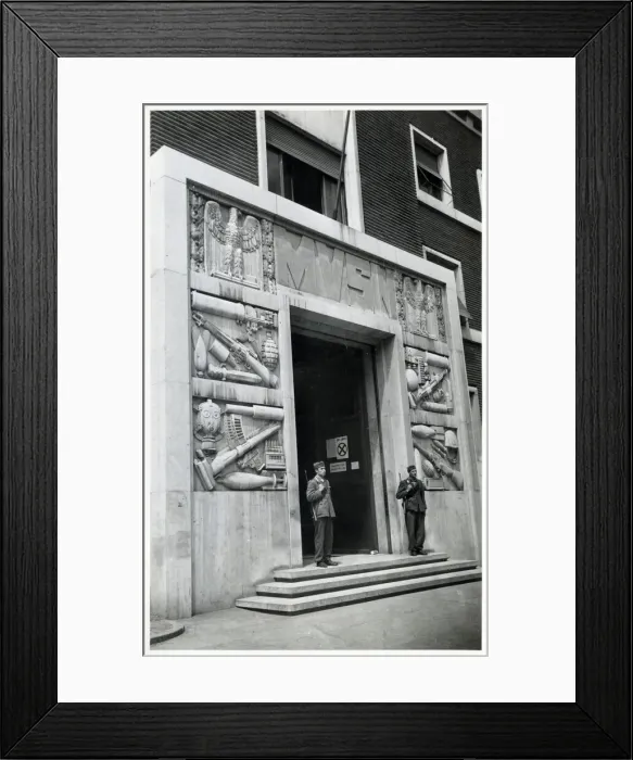 Framed Print : Former Fascist Headquarters, Milan - now Police Dept Framed Print : Former Fascist Headquarters, Milan - now Police Dept