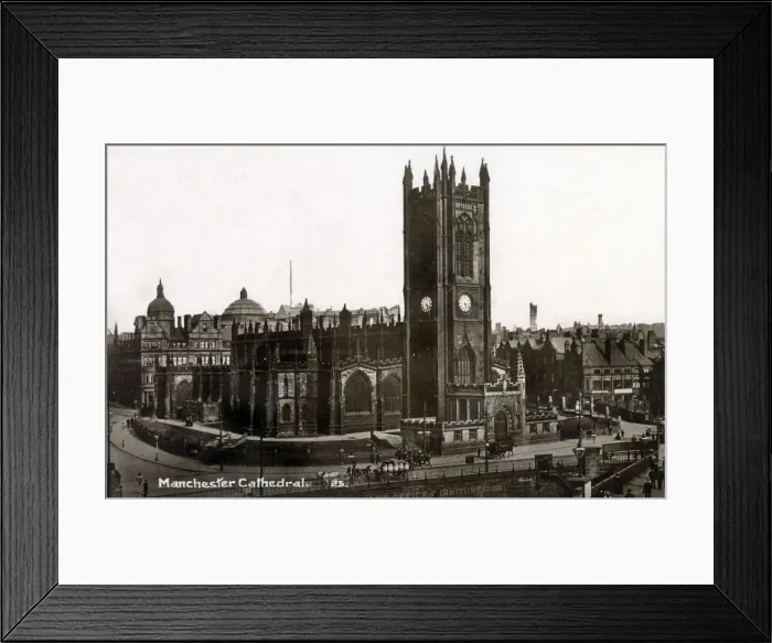 Framed Print : Manchester Cathedral Framed Print : Manchester Cathedral