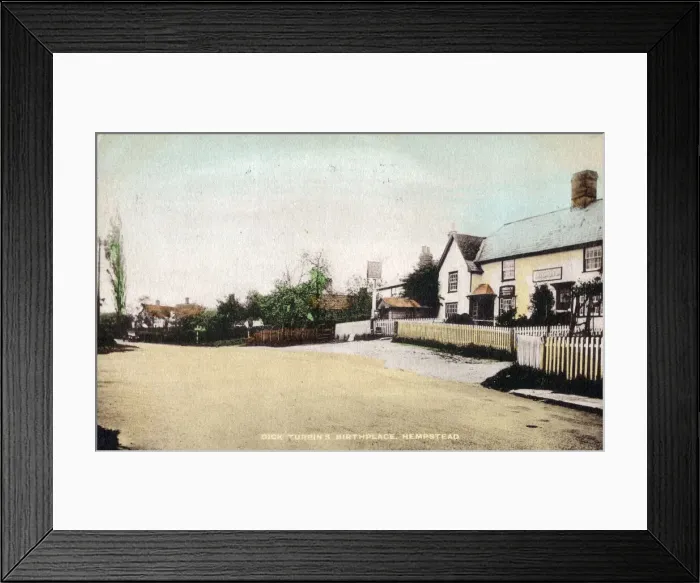 Framed Print : Dick Turpins birthplace, The Bluebell Inn, Hempstead, Essex Framed Print : Dick Turpins birthplace, The Bluebell Inn, Hempstead, Essex