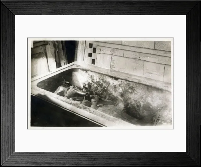 Framed Print : Stone sarcophagus of Pharaoh Tutankhamun Framed Print : Stone sarcophagus of Pharaoh Tutankhamun
