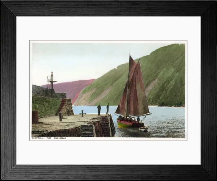 Framed Print : The Quayhead, Clovelly, Devon Framed Print : The Quayhead, Clovelly, Devon