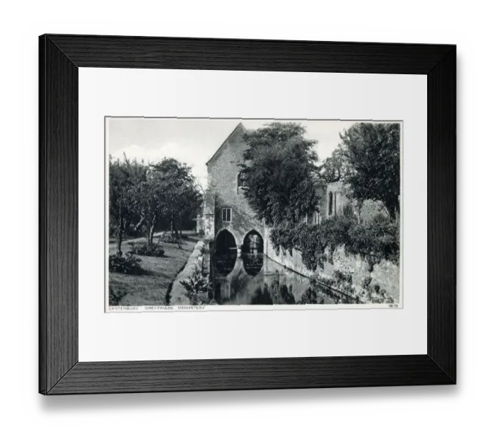 Framed Print : Greyfriars Friary Chapel Canterbury, Kent, England
