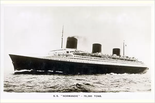 SS Normandie - French ocean liner