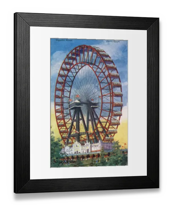Framed Print : The Great Wheel - Earls Court, London Framed Print : The Great Wheel - Earls Court, London