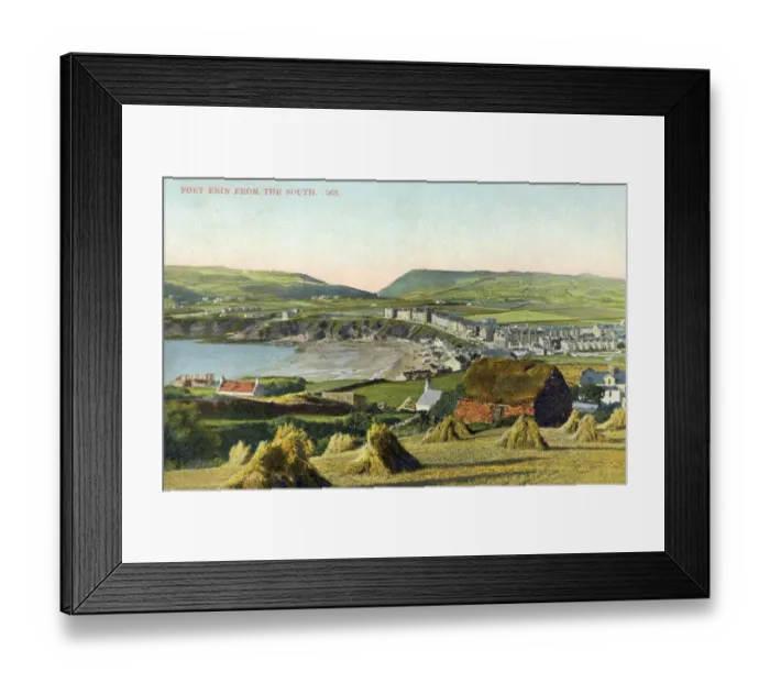 Framed Print : Fort Erin from the South - Isle of Man Framed Print : Fort Erin from the South - Isle of Man