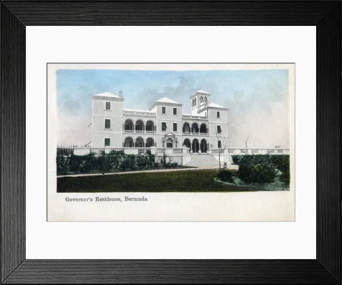 Framed Print : The Governors Residence, Bermuda Framed Print : The Governors Residence, Bermuda
