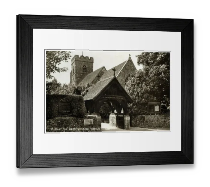 Framed Print : St. Mary the Virgin Church, Feltham, Midldesex, England Framed Print : St. Mary the Virgin Church, Feltham, Midldesex, England