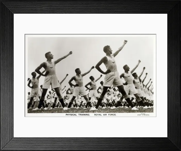 Framed Print : Royal Tournament - Physical Training - Royal Air Force Framed Print : Royal Tournament - Physical Training - Royal Air Force