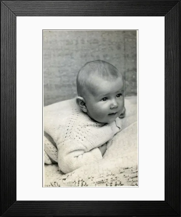 Framed Print : Baby Martin - Age 5 months Framed Print : Baby Martin - Age 5 months
