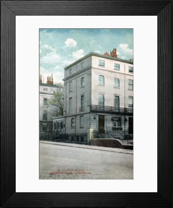 Framed Print : 26 Ulster Place, Regents Park, London Framed Print : 26 Ulster Place, Regents Park, London