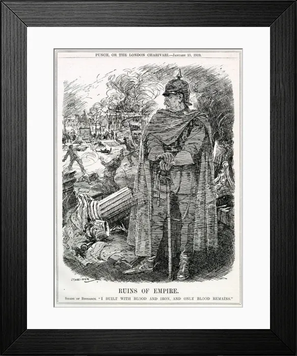 Framed Print : RUINS OF EMPIRE Bismarcks ghost says I built with blood and iron Framed Print : RUINS OF EMPIRE Bismarcks ghost says I built with blood and iron