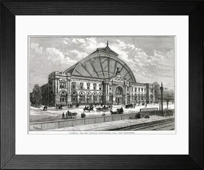 Framed Print : Olympia, the new national agricultural hall, West Kensington Framed Print : Olympia, the new national agricultural hall, West Kensington