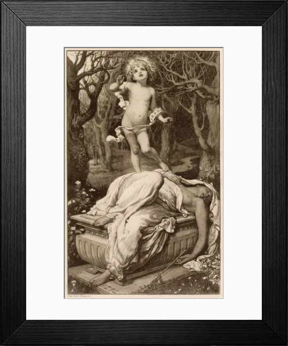 Framed Print : The birth of a year (1895). Date: 1895 Framed Print : The birth of a year (1895). Date: 1895
