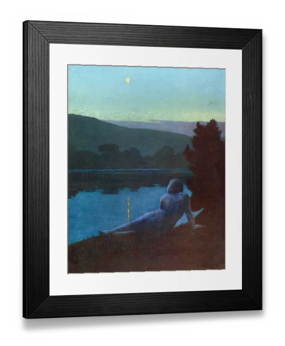 Framed Print : The Night follows, with sleep and restoring darkness... Date: 1913 Framed Print : The Night follows, with sleep and restoring darkness... Date: 1913