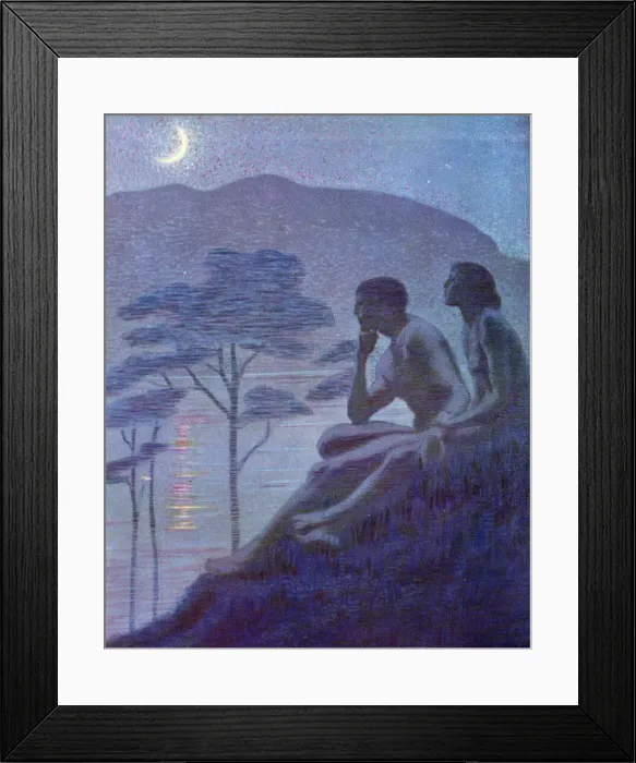 Framed Print : Give me nights perfectly quiet... Date: 1913 Framed Print : Give me nights perfectly quiet... Date: 1913