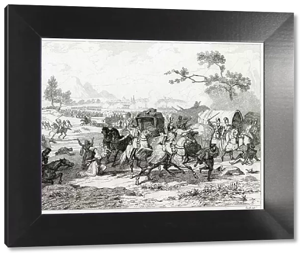 The battle of Vittoria Date: 21st June 1813