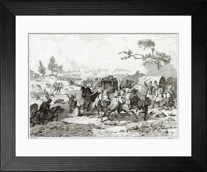 Framed Print : The battle of Vittoria Date: 21st June 1813 Framed Print : The battle of Vittoria Date: 21st June 1813