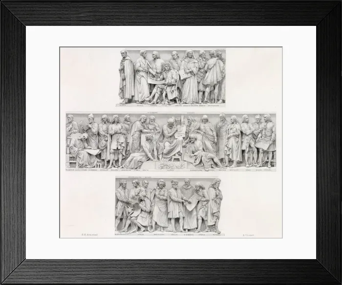 Framed Print : A detail of a frieze. Date: built 1864 - 1876 Framed Print : A detail of a frieze. Date: built 1864 - 1876