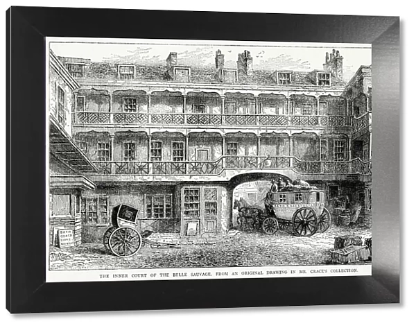 The Bell Sauvage Inn or (or La Belle Sauvage) was a former public house in Ludgate Hill