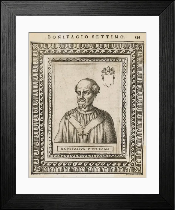 Framed Print : ANTI-POPE BONIFACIUS VII Date: reigned 974, 984 - 985 Framed Print : ANTI-POPE BONIFACIUS VII Date: reigned 974, 984 - 985