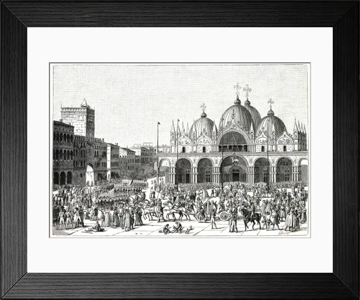 Framed Print : The French, after their successful campaign in Italy, loot Venice Framed Print : The French, after their successful campaign in Italy, loot Venice
