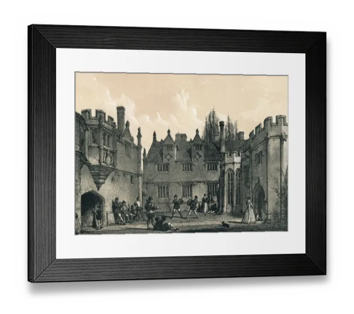 Framed Print : General scene at Athelhampton, Dorset. People enjoying each others company Framed Print : General scene at Athelhampton, Dorset. People enjoying each others company