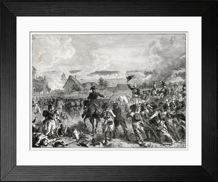 Framed Print : Battle of Fleurus The French, under General Jourdan, defeat the Austrians Framed Print : Battle of Fleurus The French, under General Jourdan, defeat the Austrians