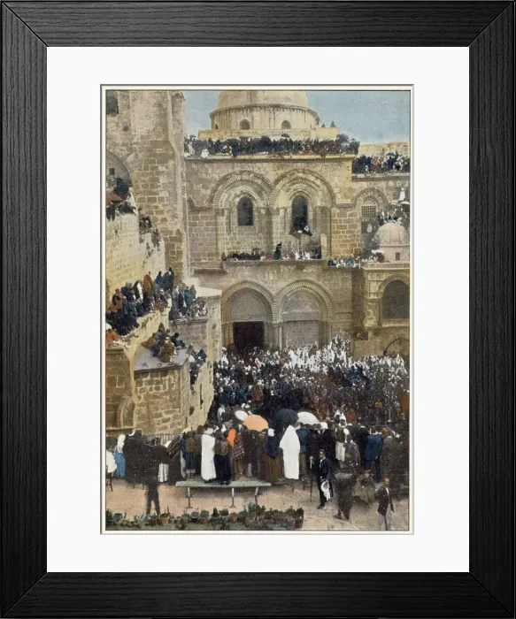 Framed Print : Ritual washing of feet at the church of the Holy Sepulchre, Jerusalem Framed Print : Ritual washing of feet at the church of the Holy Sepulchre, Jerusalem