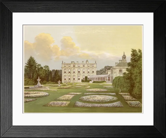 Framed Print : DYTCHLEY HOUSE Date: 1879 Framed Print : DYTCHLEY HOUSE Date: 1879