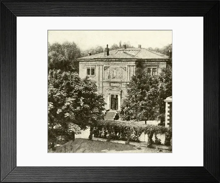 Framed Print : Richard Wagner (1813 - 1883) German composers villa, Wahnfried, at Bayreuth Framed Print : Richard Wagner (1813 - 1883) German composers villa, Wahnfried, at Bayreuth