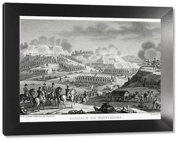 At the battle of WATTIGNIES, the French under Jourdan defeat the Austrians under