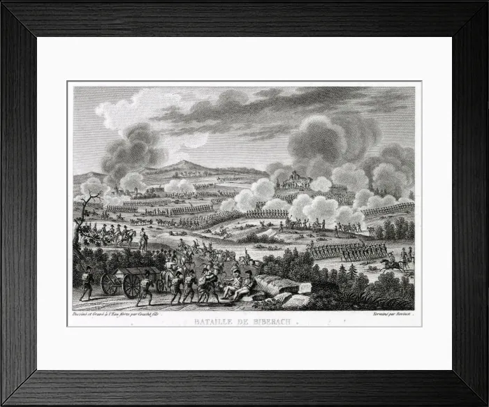 Framed Print : At the battle of BIBERACH the French defeat the Austrians Date: 2 October 1796 Framed Print : At the battle of BIBERACH the French defeat the Austrians Date: 2 October 1796