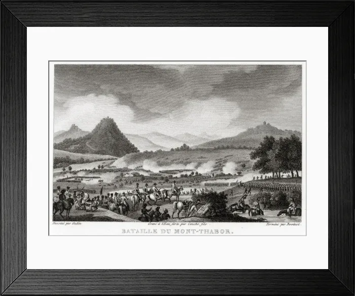Framed Print : At the battle of MOUNT TABOR (or Thabor) the French defeat the Turks Date Framed Print : At the battle of MOUNT TABOR (or Thabor) the French defeat the Turks Date
