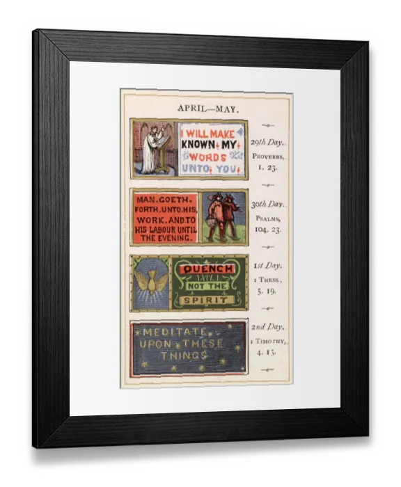 Framed Print : I WILL MAKE KNOWN MINE WORDS UNTO YOU and other texts Framed Print : I WILL MAKE KNOWN MINE WORDS UNTO YOU and other texts