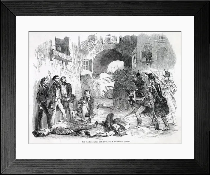 Framed Print : Silencing the opposition at the Temple in Paris, after Louis-Napoleon Framed Print : Silencing the opposition at the Temple in Paris, after Louis-Napoleon