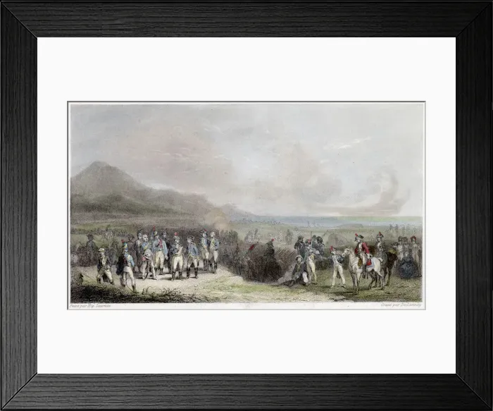 Framed Print : VILLEFRANCHE (near Nice) The French take the town and invade the territory of Nice Framed Print : VILLEFRANCHE (near Nice) The French take the town and invade the territory of Nice