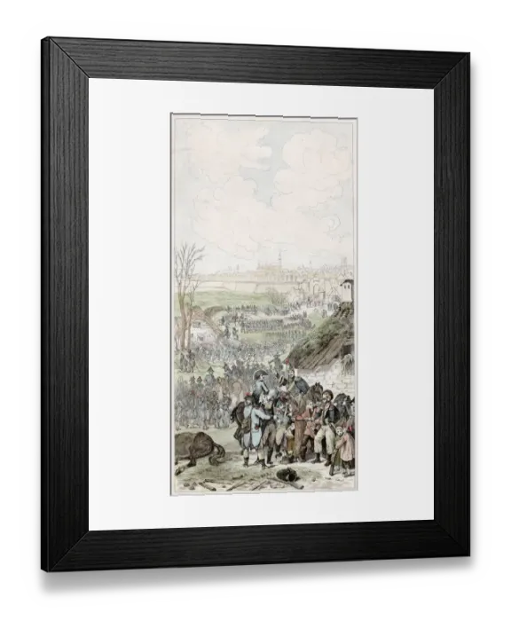 Framed Print : MONS The French Revolutionary Army enters the city Date: 7 November 1792 Framed Print : MONS The French Revolutionary Army enters the city Date: 7 November 1792