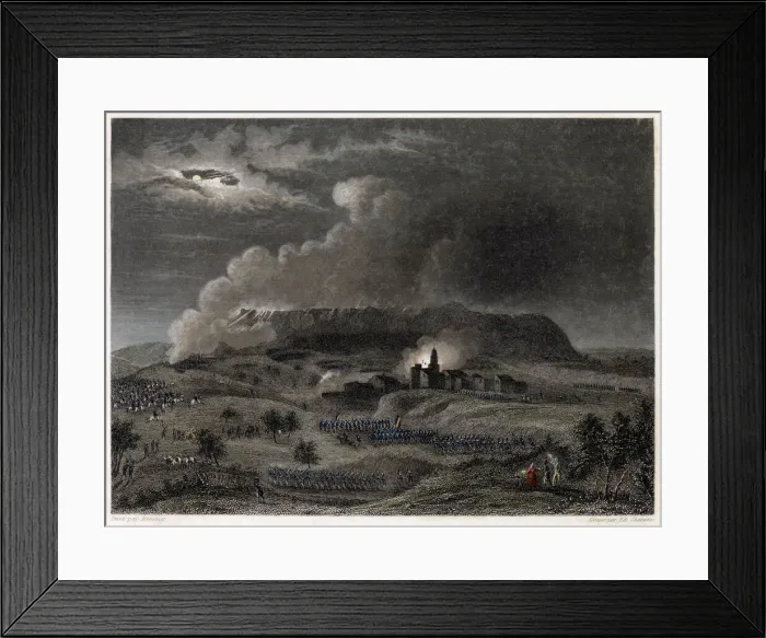 Framed Print : Battle of LE MAS DE ROZ Date: 17 July 1793 Framed Print : Battle of LE MAS DE ROZ Date: 17 July 1793
