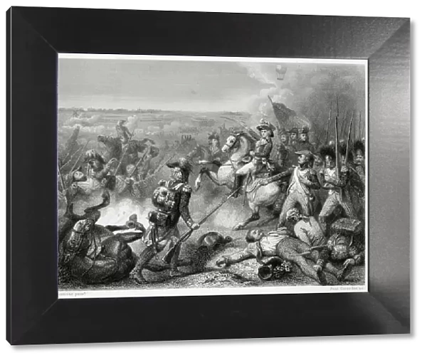 BATTLE OF FLEURUS The French under Jourdan repulse the Austrians led by Coburg