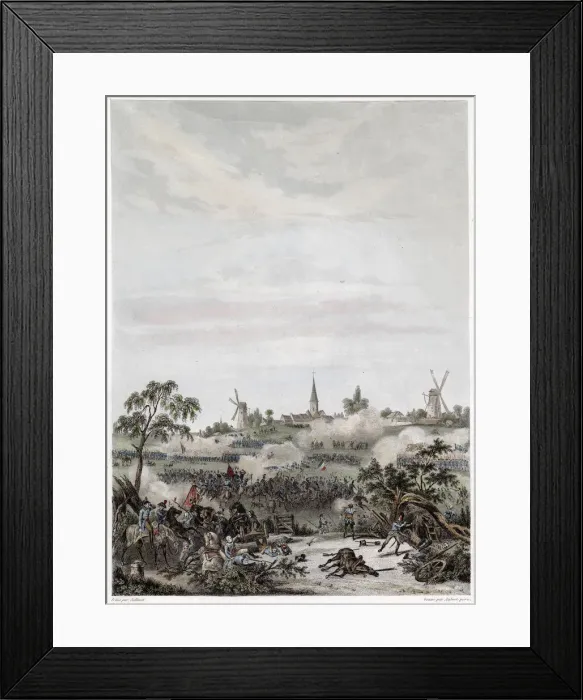 Framed Print : BATTLE OF TOURCOING The English, commanded by the duke of York Framed Print : BATTLE OF TOURCOING The English, commanded by the duke of York